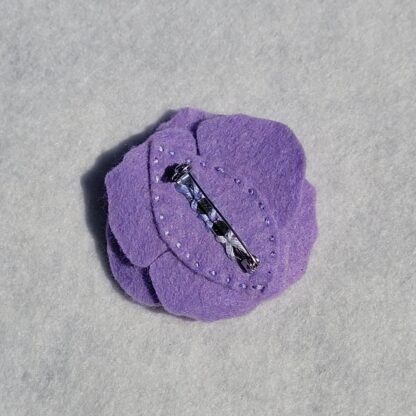 broche fleur mauve atelier jocha