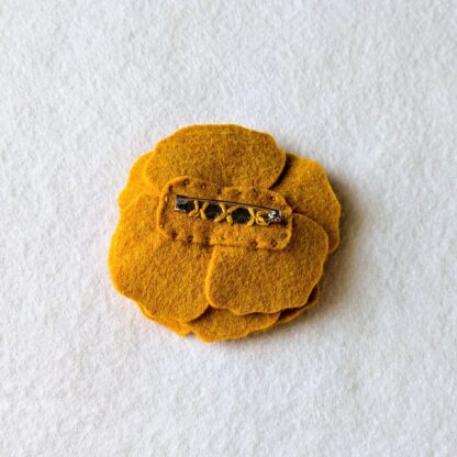 Broche curry bouton vintage – Image 4
