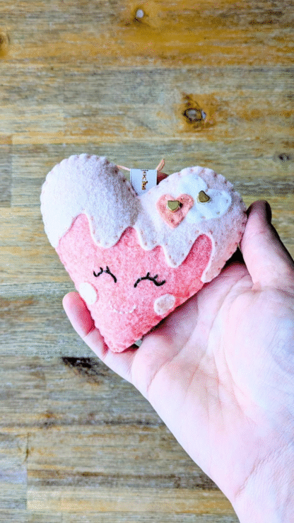 Cœur rose kawaii – Image 3