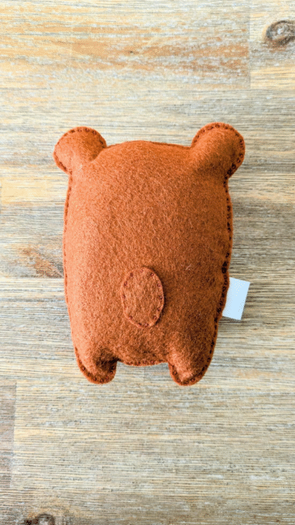 Ourson cœur vanille – Image 5