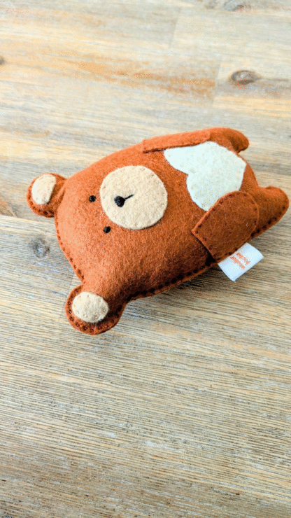 Ourson cœur vanille – Image 4