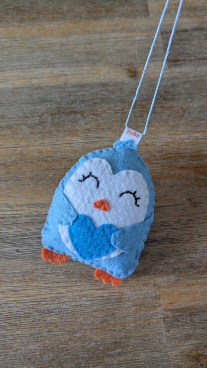Pingouin cœur bleu – Image 7