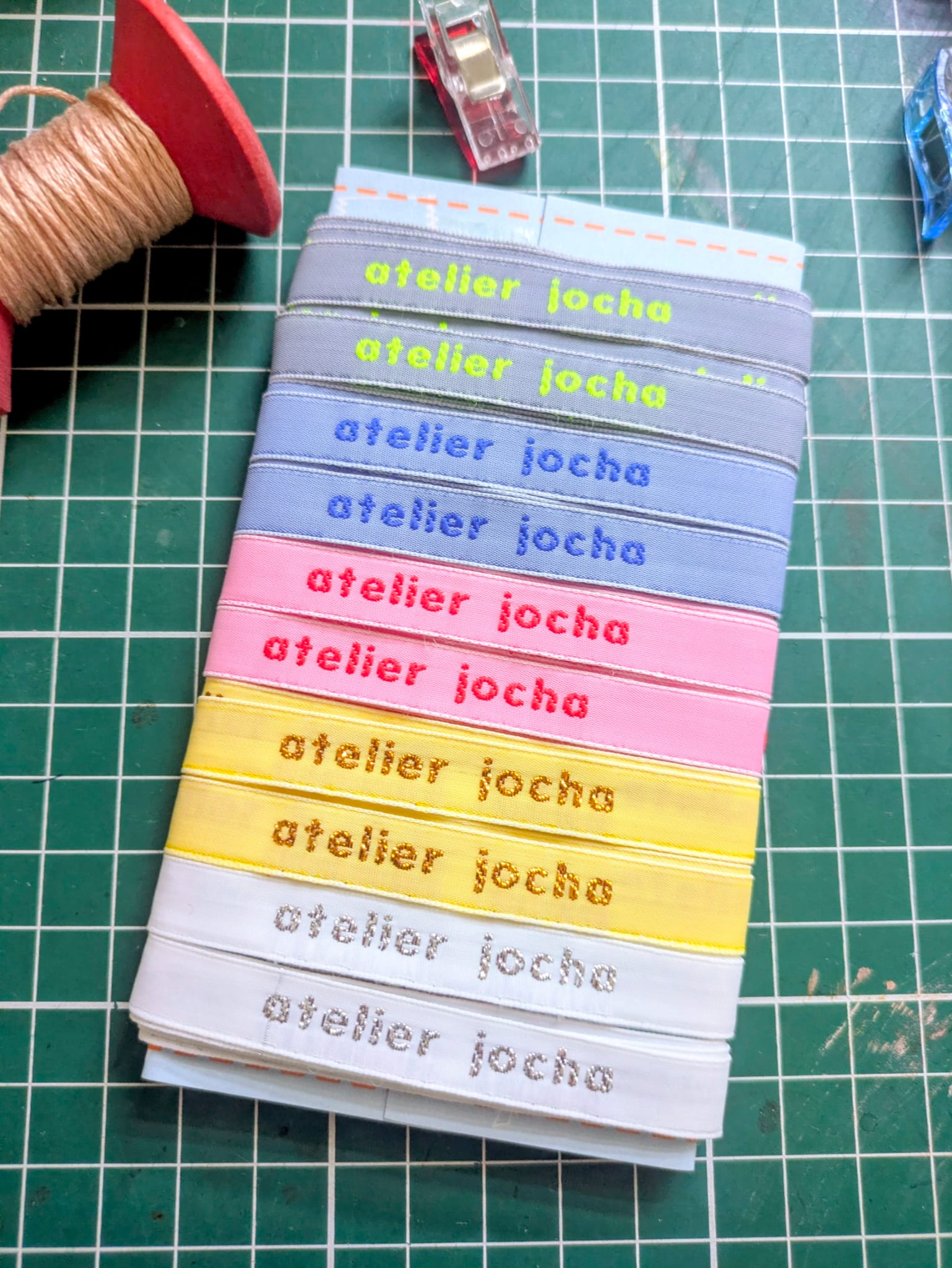 Nouveaux rubans tissés Atelier Jocha !
