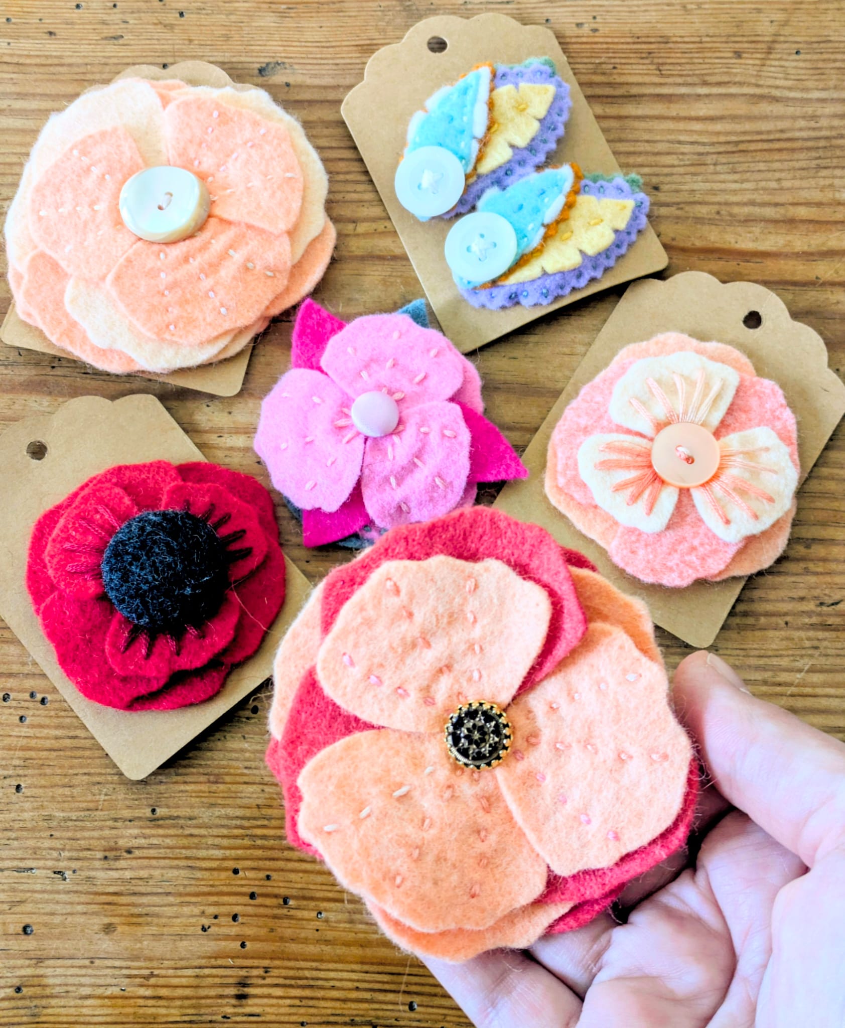 Pinces artisanales en promotion : portez la nature !